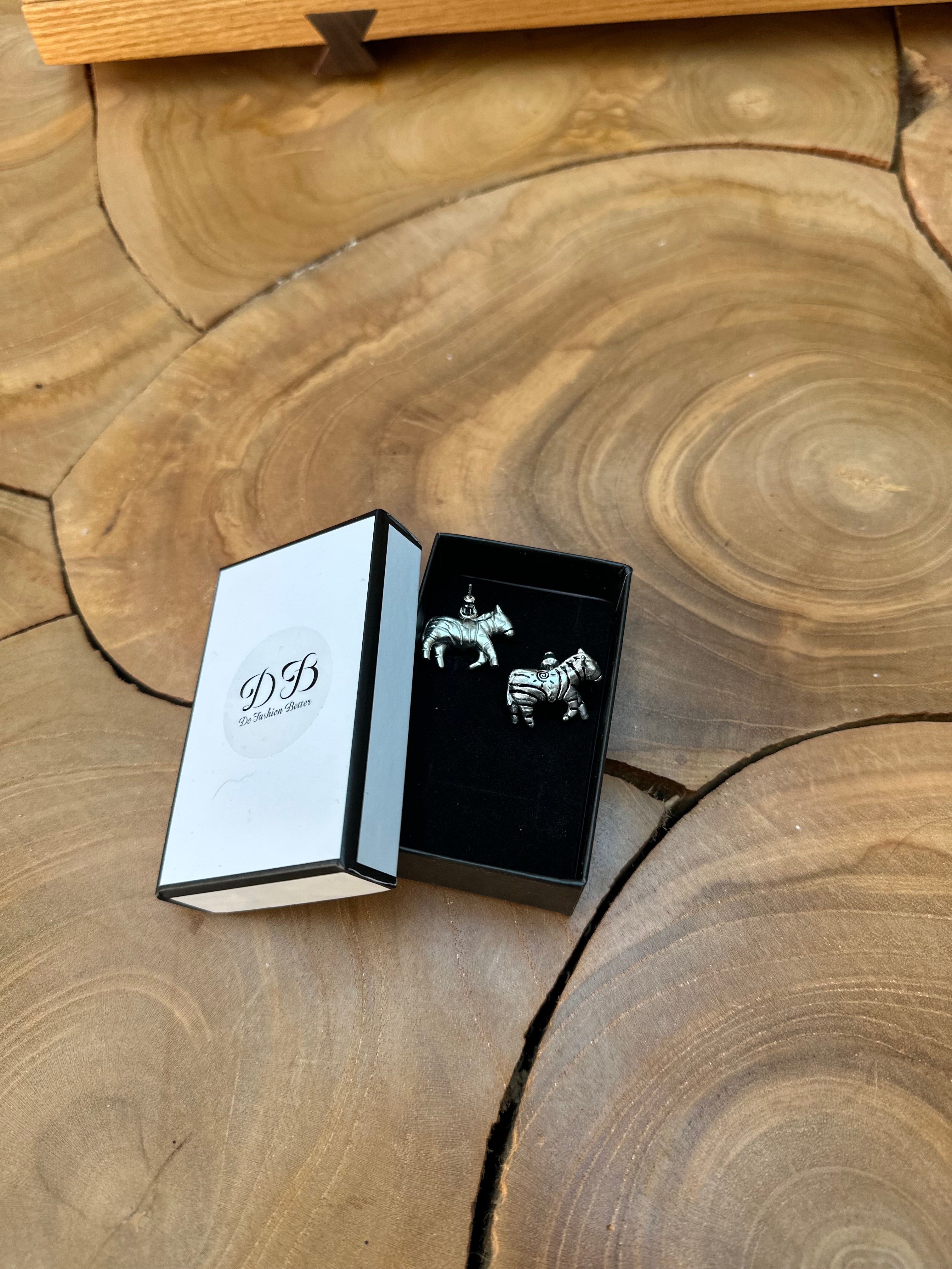 Funky Girl Face Earrings